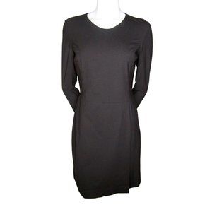 Georgio Armani Black Virgin Wool Dress Size 4